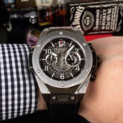 Perfect Replica Hublot Big Bang All Black Gold Case Watch